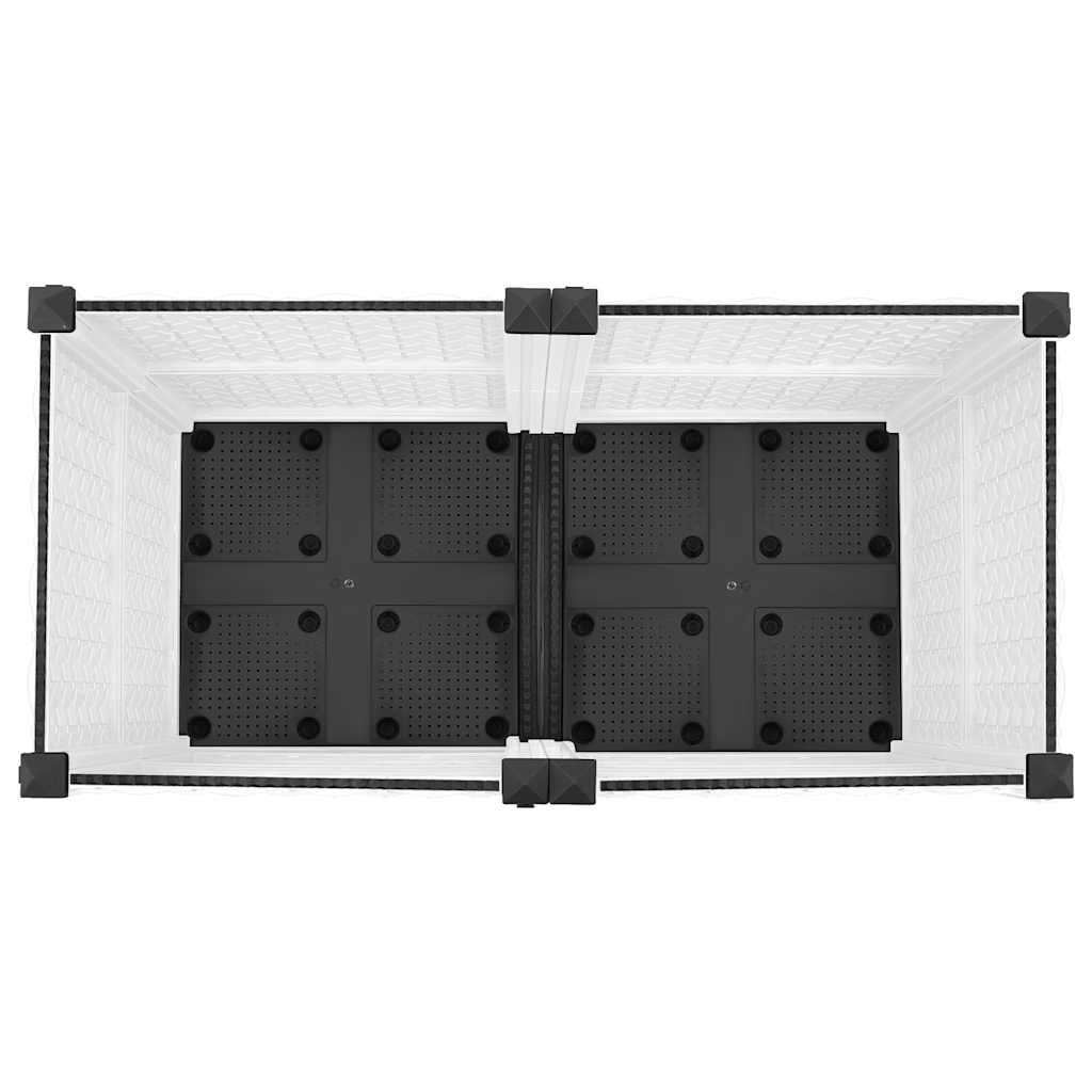 Raised bed polypropylene - white, 80 x 40 x 38 cm, 1 - number 6.