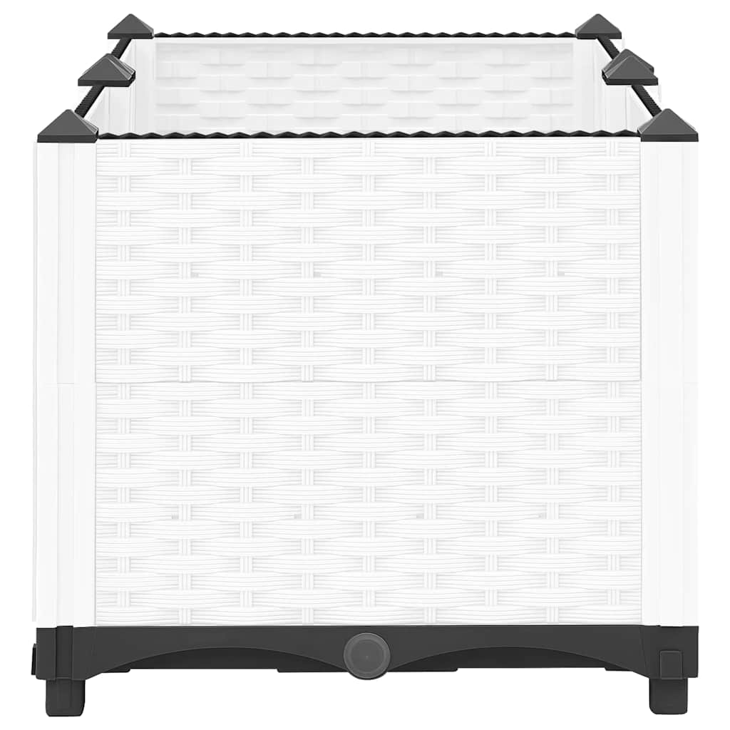 Raised bed polypropylene - white, 80 x 40 x 38 cm, 1 - number 5.