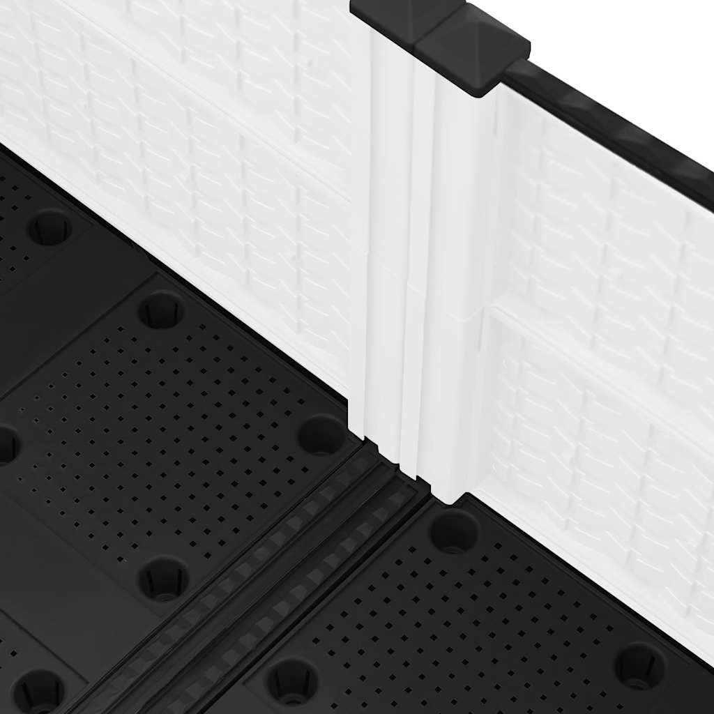 Raised bed polypropylene - white, 80 x 40 x 38 cm, 1 - number 8.