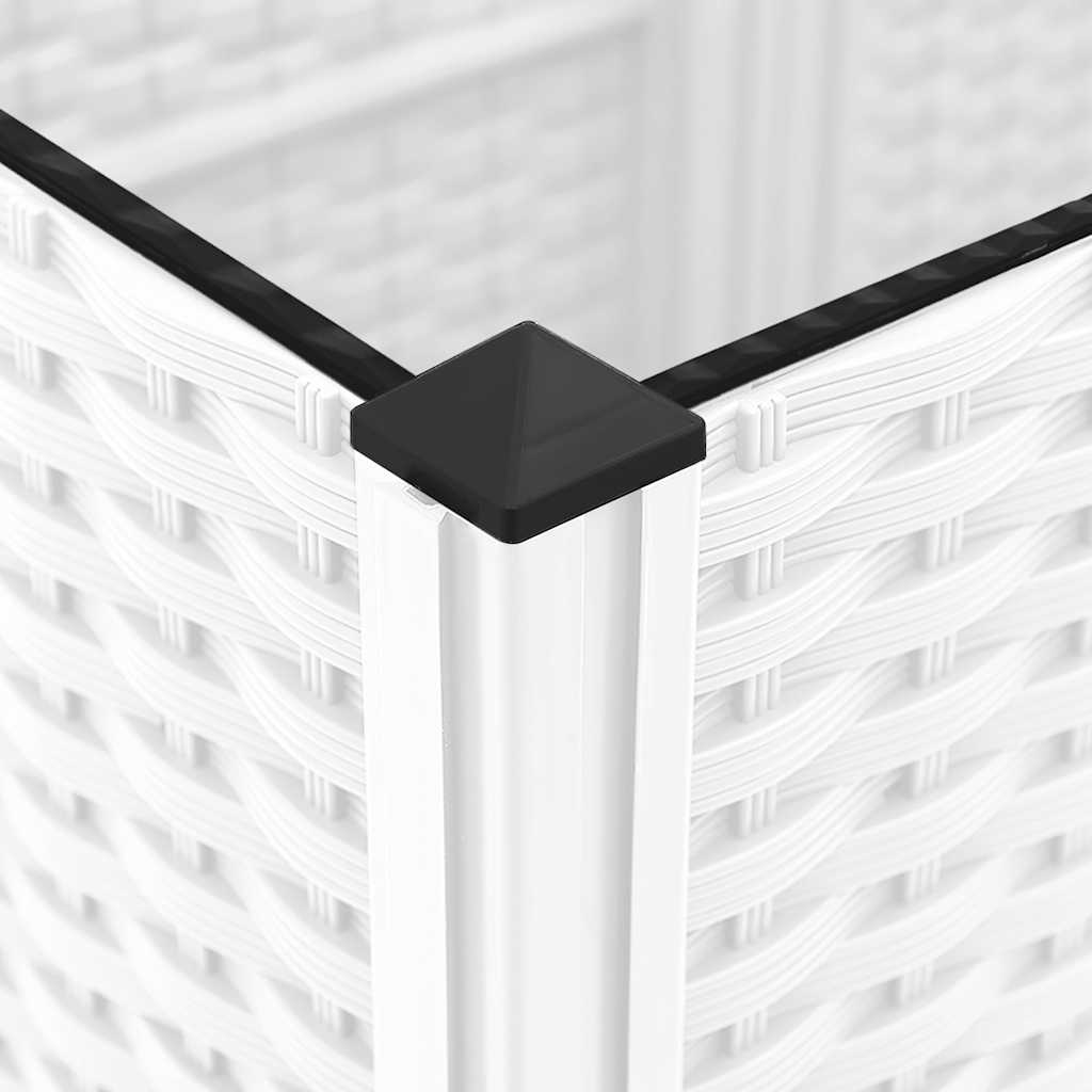 Raised bed polypropylene - white, 80 x 40 x 38 cm, 1 - number 7.