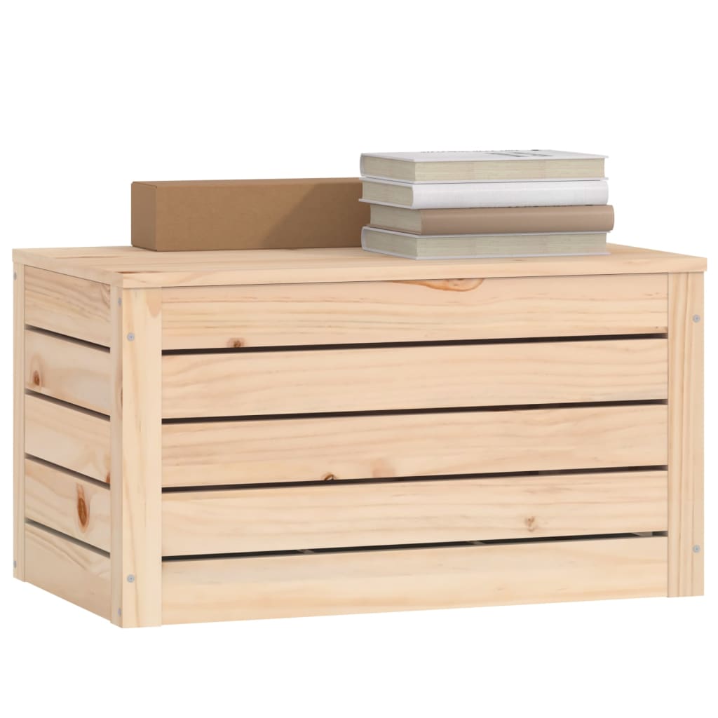 Storage box 89x36.5x33 cm solid pine - natural color, 89 x 36.5 x 33 cm, 1 - number 4.