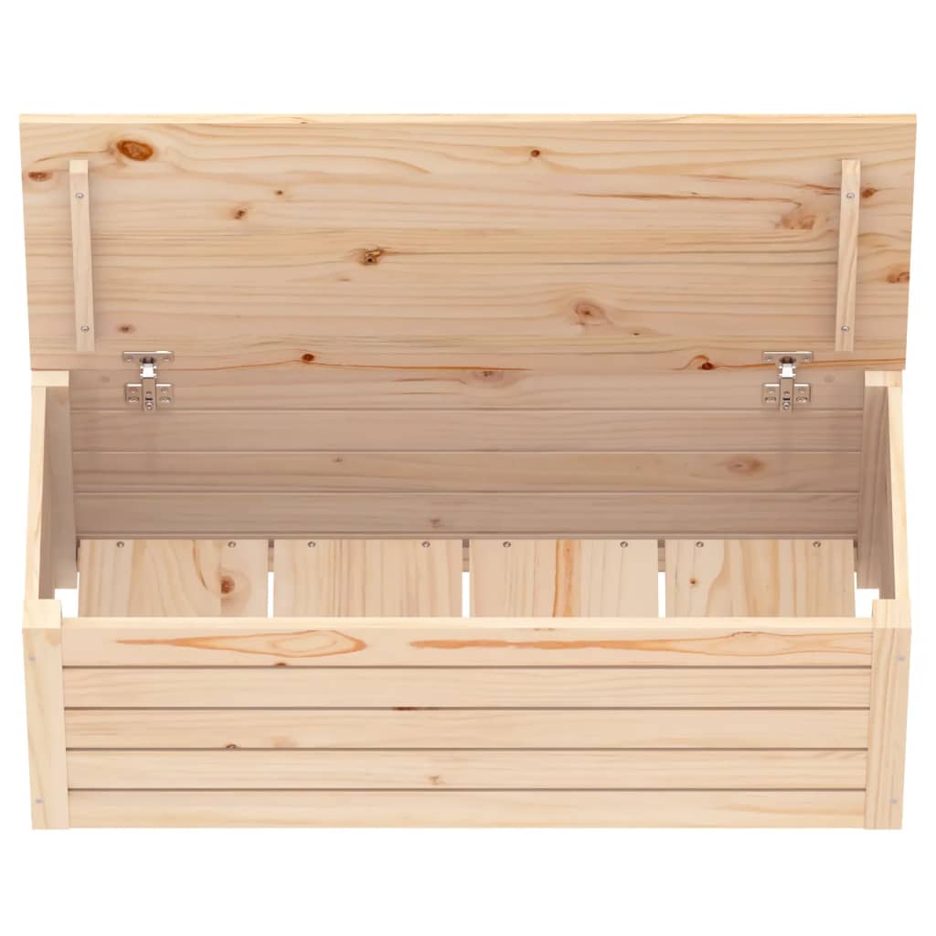 Storage box 89x36.5x33 cm solid pine - natural color, 89 x 36.5 x 33 cm, 1 - number 8.