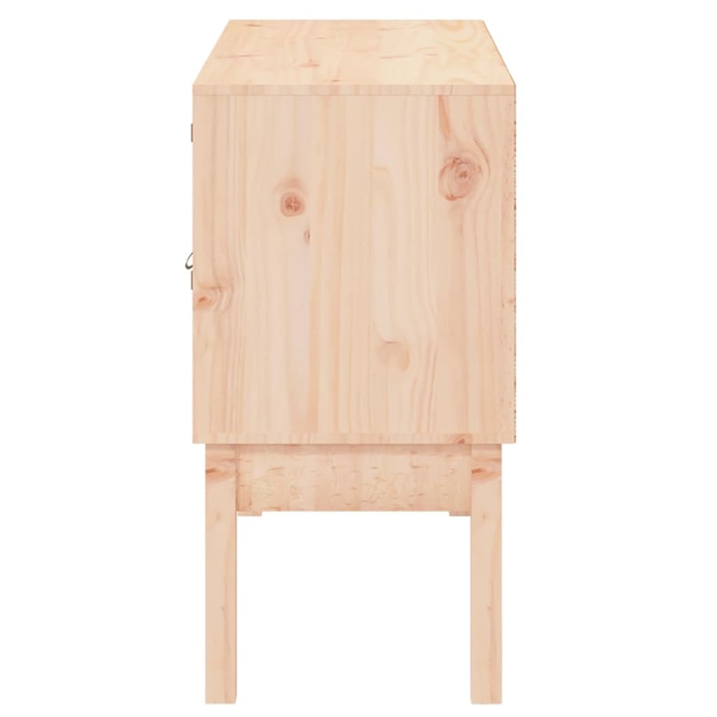 Skænk 110x40x78 cm massivt fyrretræ - naturfarvet, 1 - number 7.