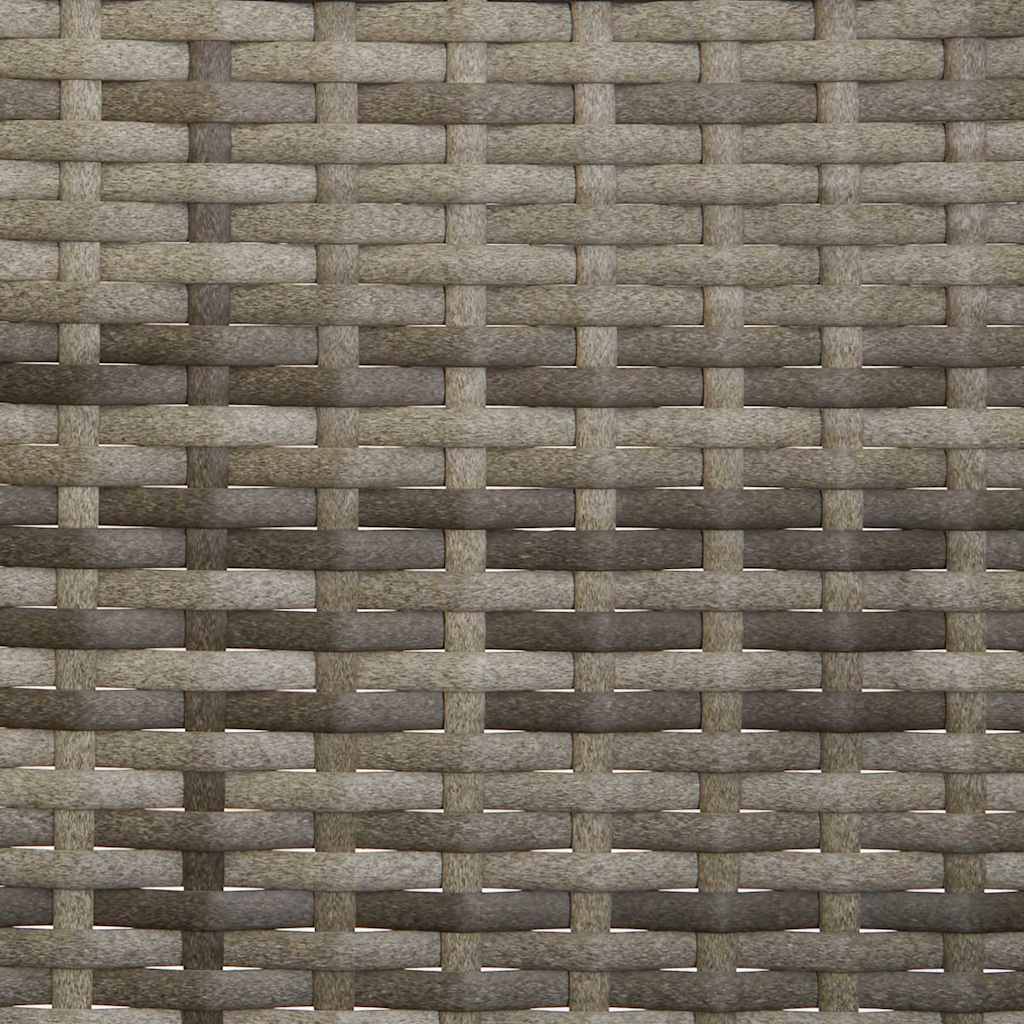 2-personers havebænk med hynder polyrattan grå - number 8.