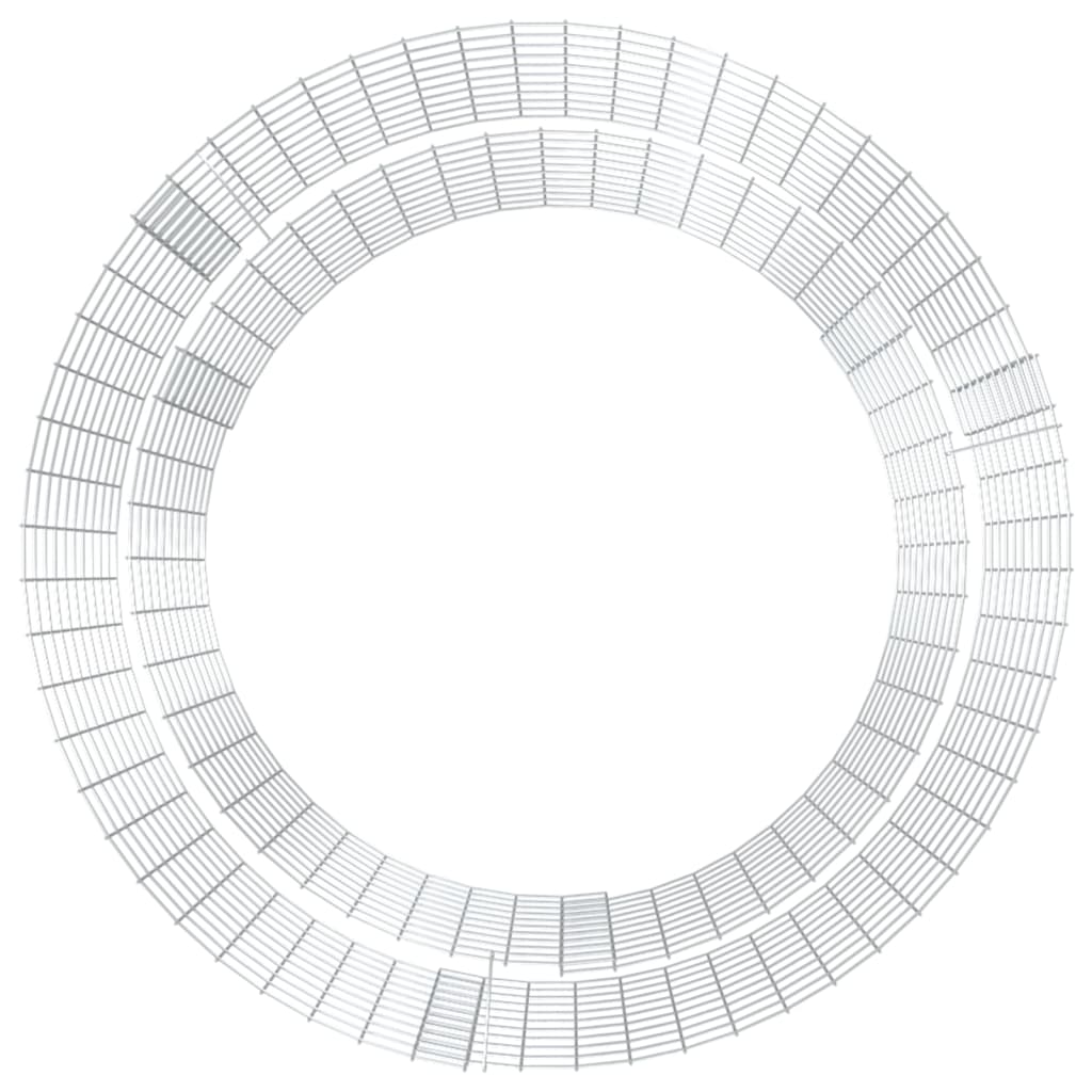 Gabion bonfire basket ø 100 cm galvanized iron - number 3.