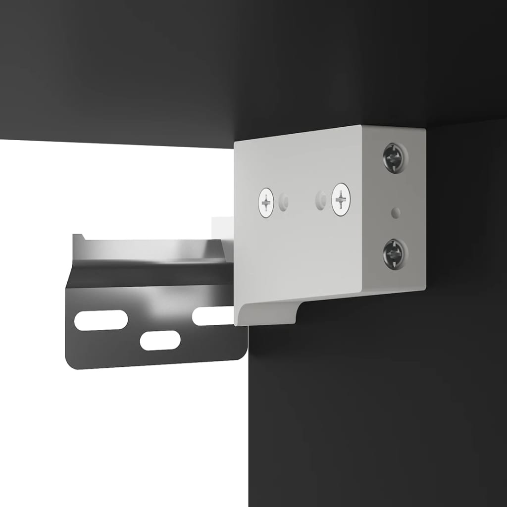 Væghængt tv-skab 40x34,5x80 cm - sort, 1, 80 cm, 40 cm - number 9.