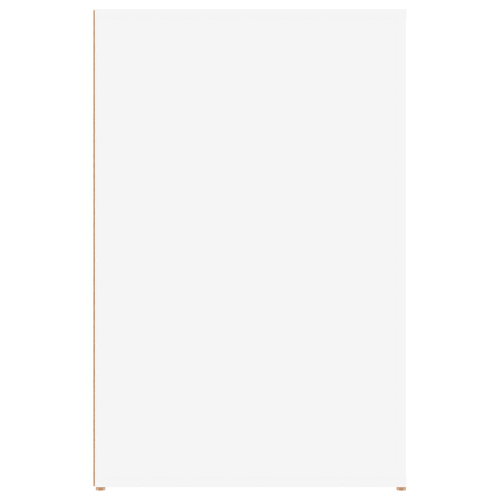 Desiktop 100x49x75 cm zbudowane drewno - białe - number 8.