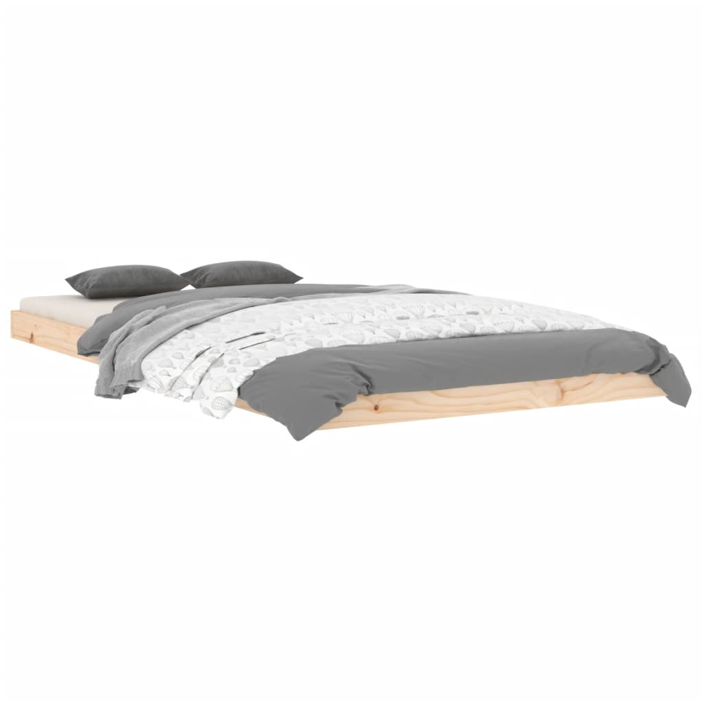 Rám postele masivní borovice - přírodní barva, 100 x 200 cm - number 3.