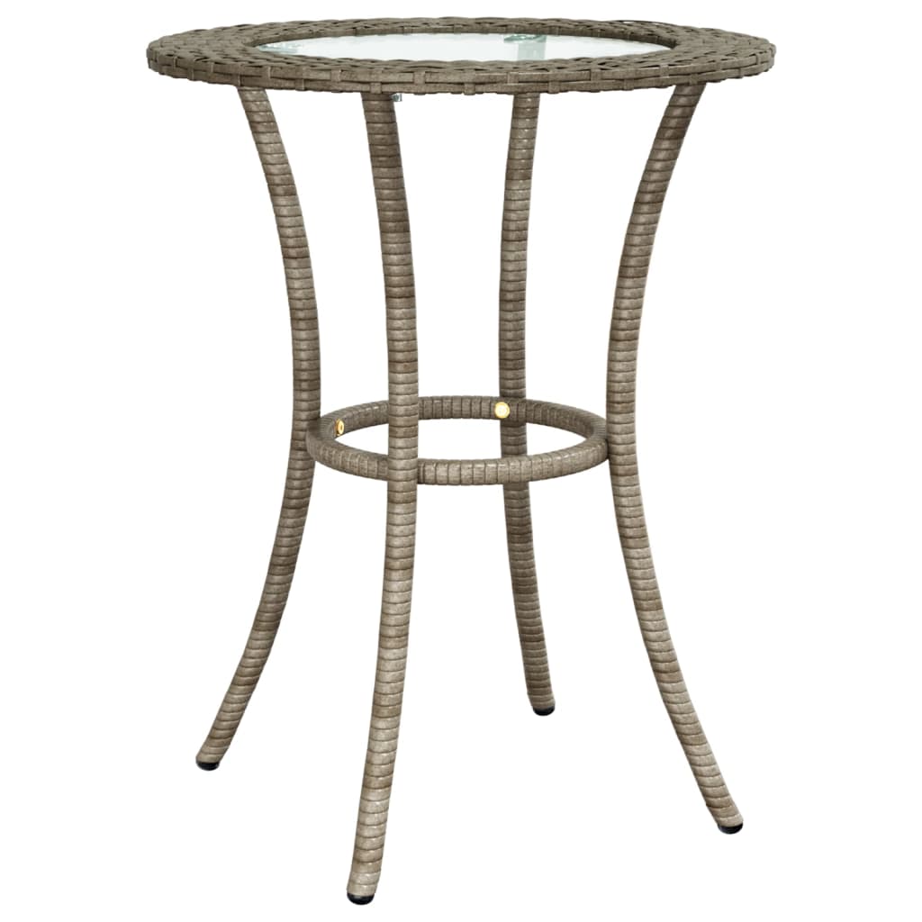 L-formet sofasæt med hynder 2 dele polyrattan grå - number 7.