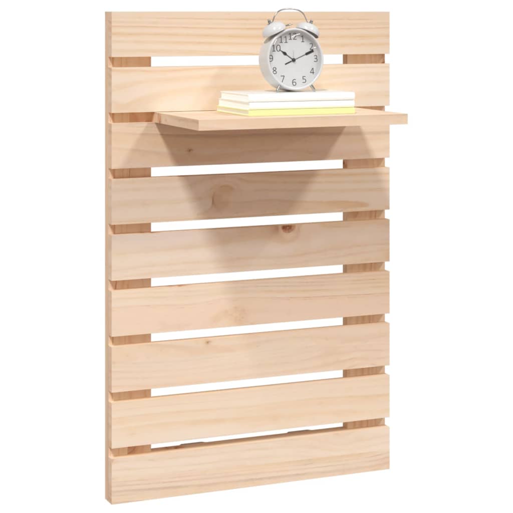 Vegghengte sengehyller stk. solid furu - naturlig farge, 2, 1 - number 4.