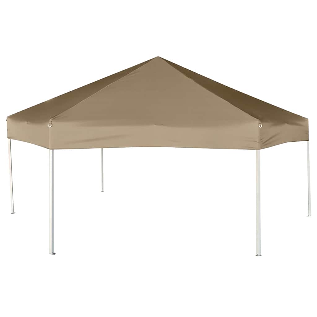 Pop-up tent with side walls 3.6x3.1 m 220 g/m² grey-brown - number 4.