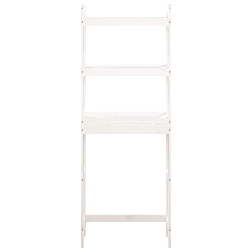 Wc stojan 63x26x171 cm masivní borovice - bílá - number 6.