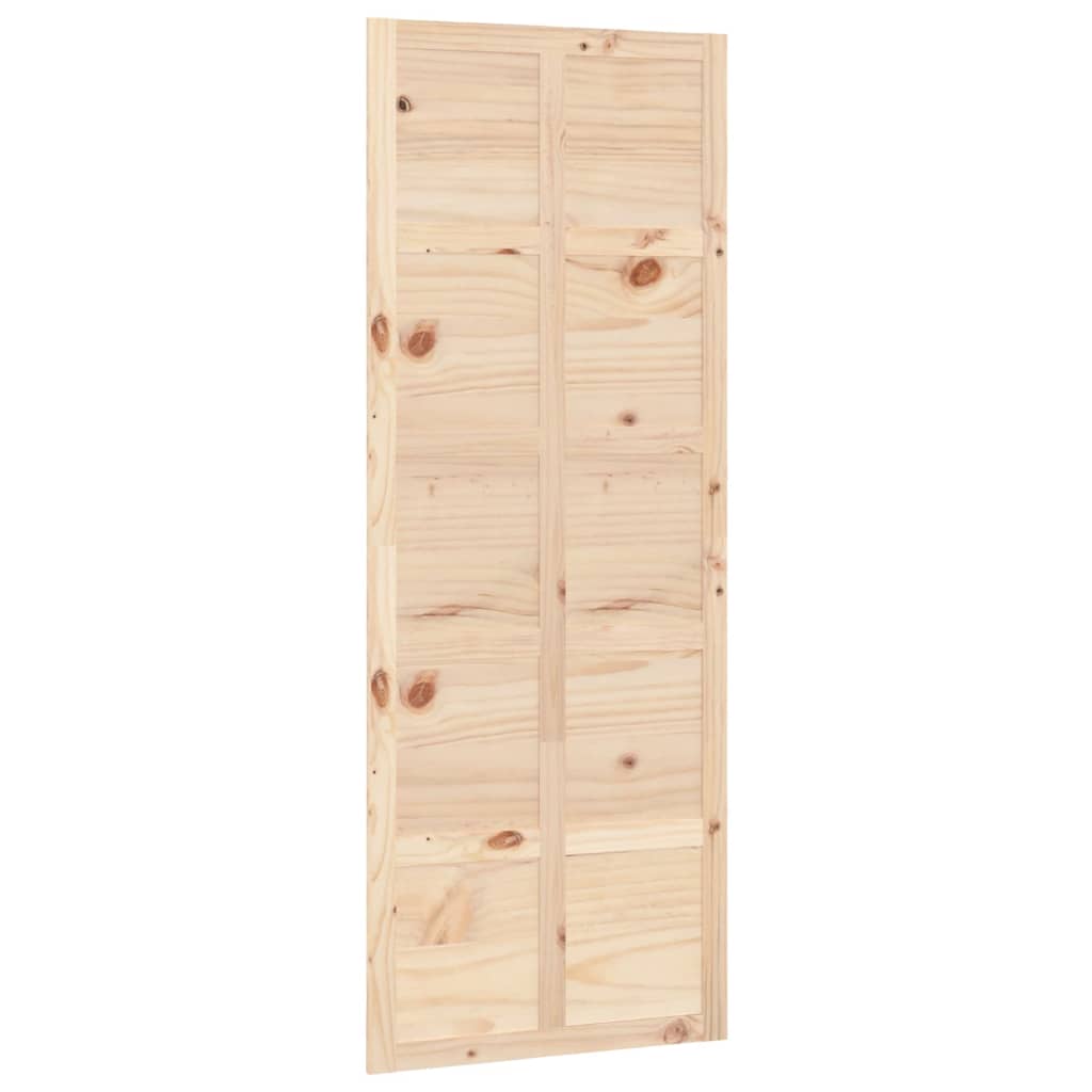 Skydedør 80x1,8x214 cm massivt fyrretræ - number 2.