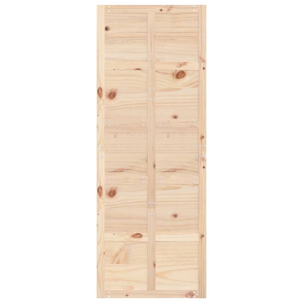 Skydedør 80x1,8x214 cm massivt fyrretræ - number 5.