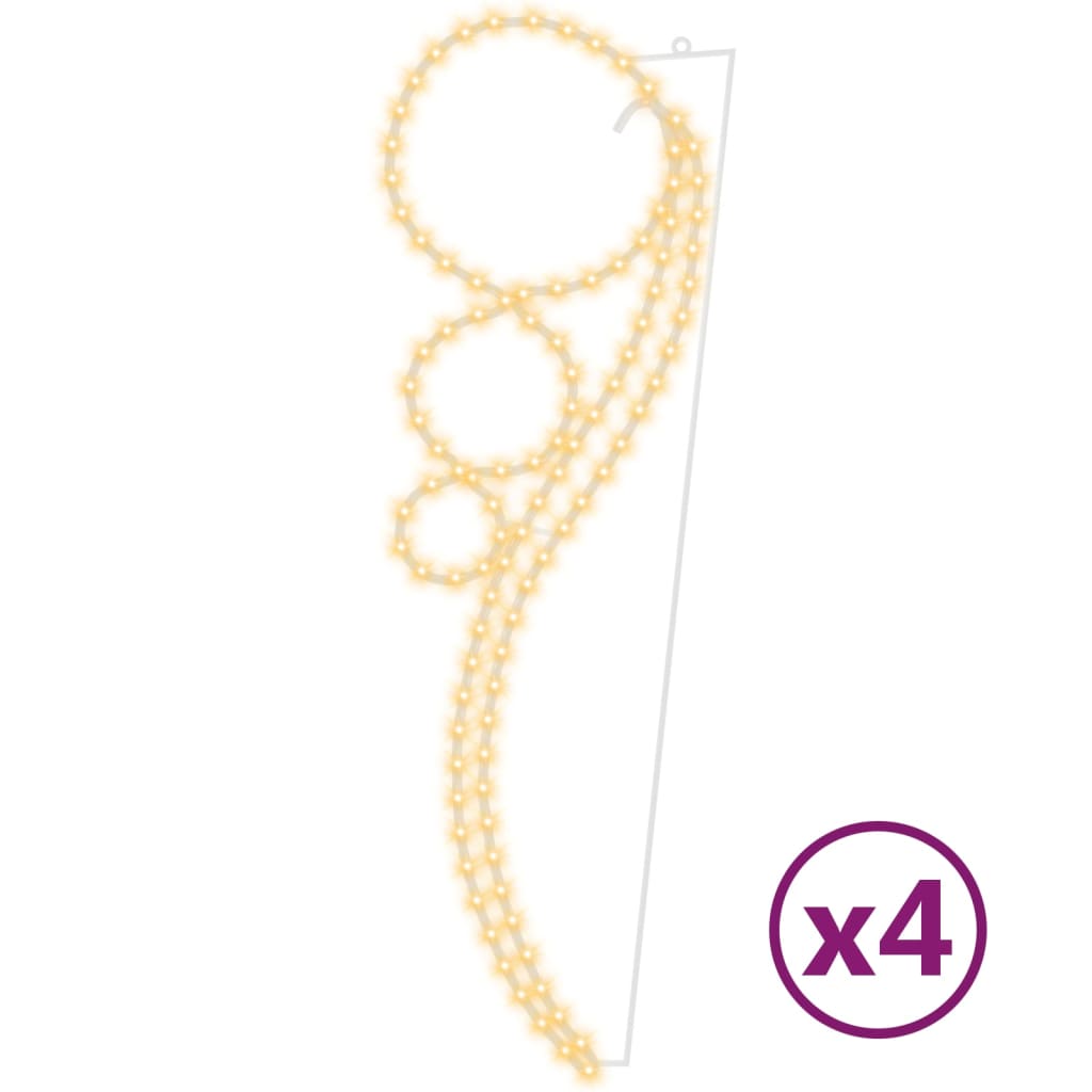 Spherical light chains pcs. 111.5x35x4.5 cm warm white light - number 2.