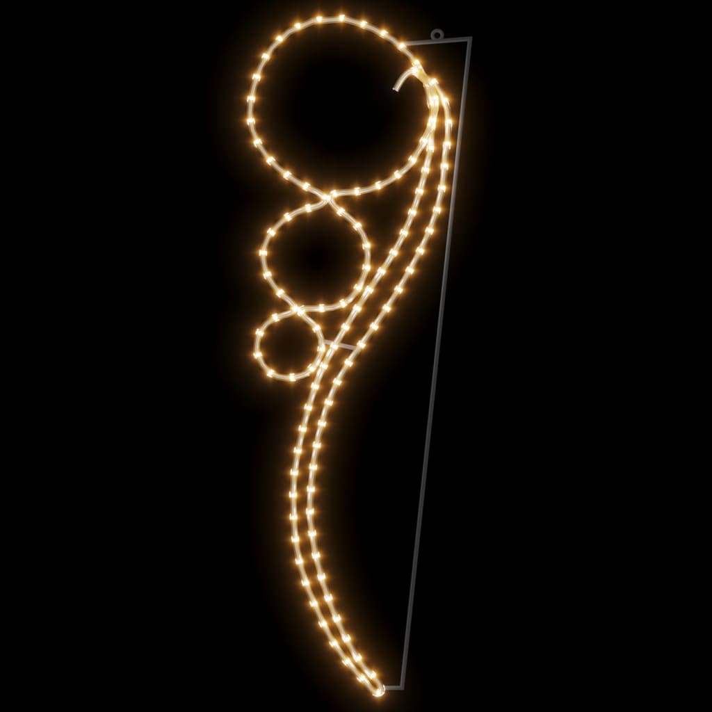Spherical light chains pcs. 111.5x35x4.5 cm warm white light - number 5.