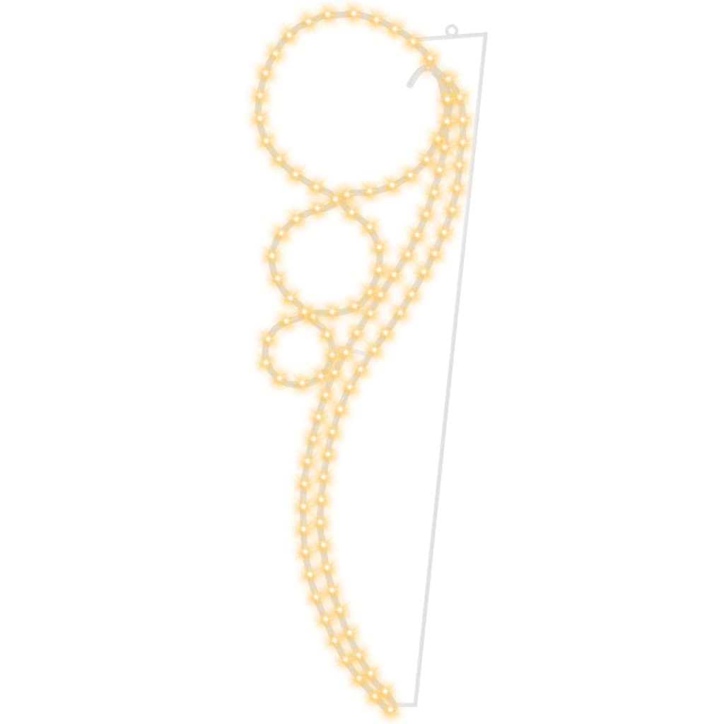 Spherical light chains pcs. 111.5x35x4.5 cm warm white light - number 4.