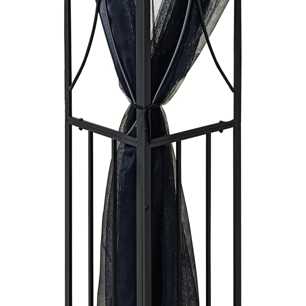 Paviljon sa bočnim zidovima čelik antracit siva - 400 x 300 x 270 cm - number 5.