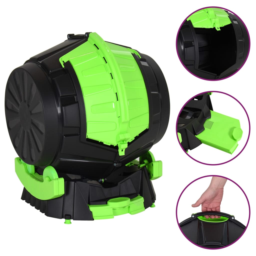 Compost drum 49.5x44.5x57 cm 50 l - number 2.