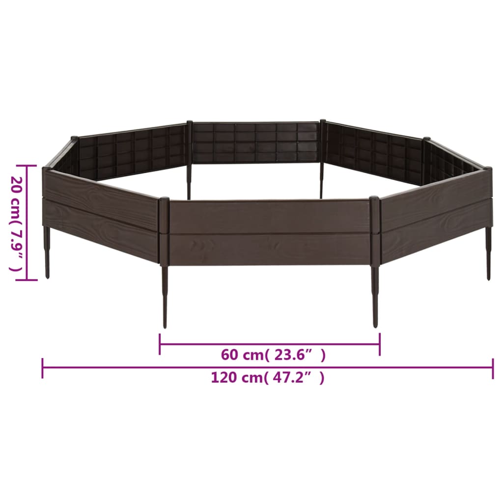 Povišeni krevet 120x120x20 cm polipropilen - number 10.