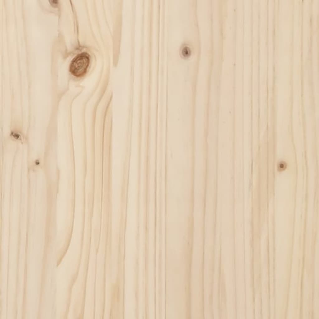 2-personers havebænk 203,5x44x45 cm massivt fyrretræ - fyrretræ naturlig, 203.5 x 44 x 45 cm, 1 - number 7.