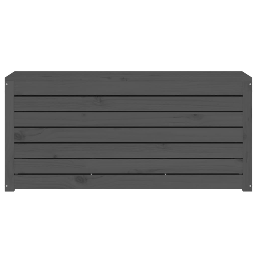 Havekasse 101x50,5x46,5 cm massivt fyrretræ - grå, 101 x 50.5 x 46.5 cm - number 5.