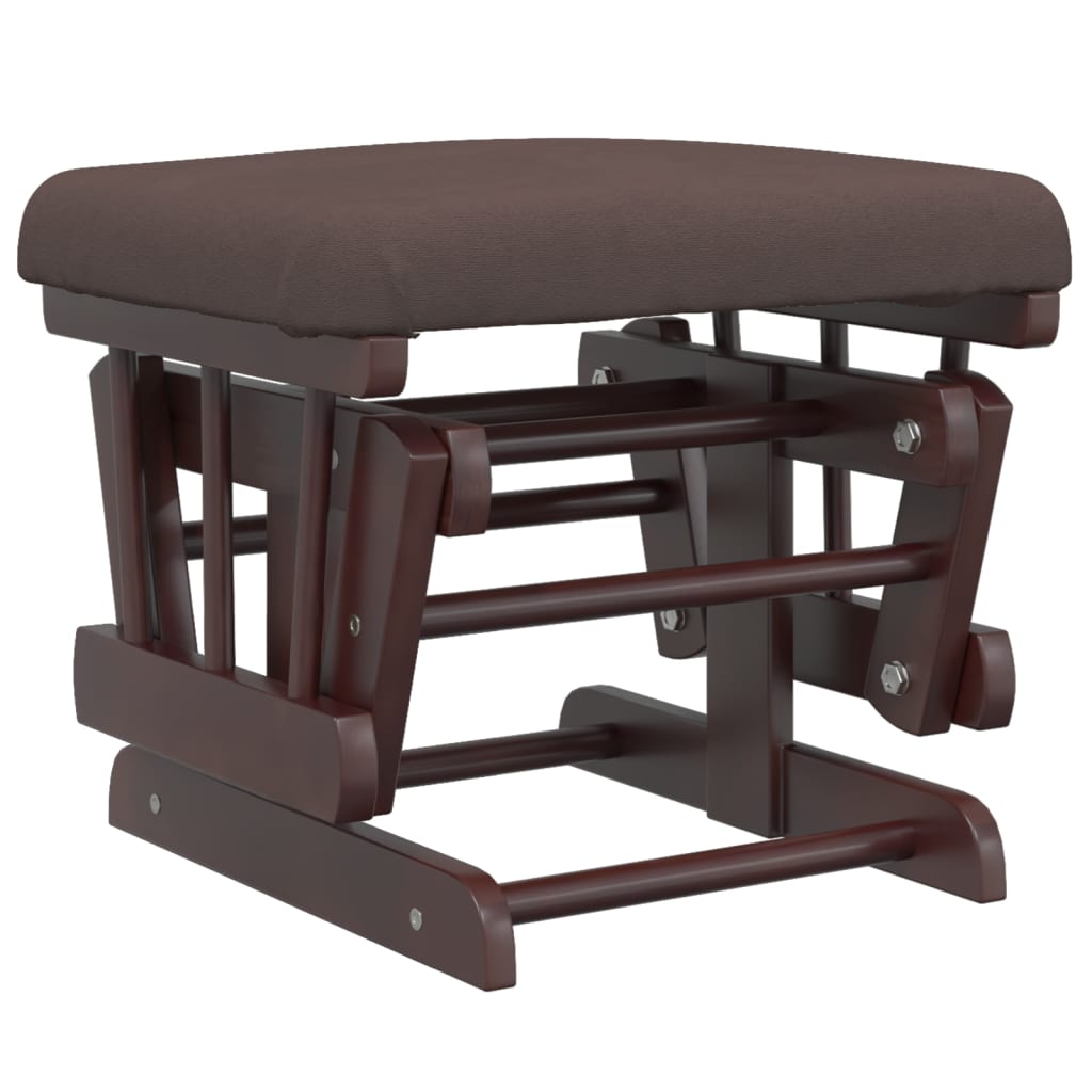 Ammestol med skammel stof - brun, 1 - number 7.