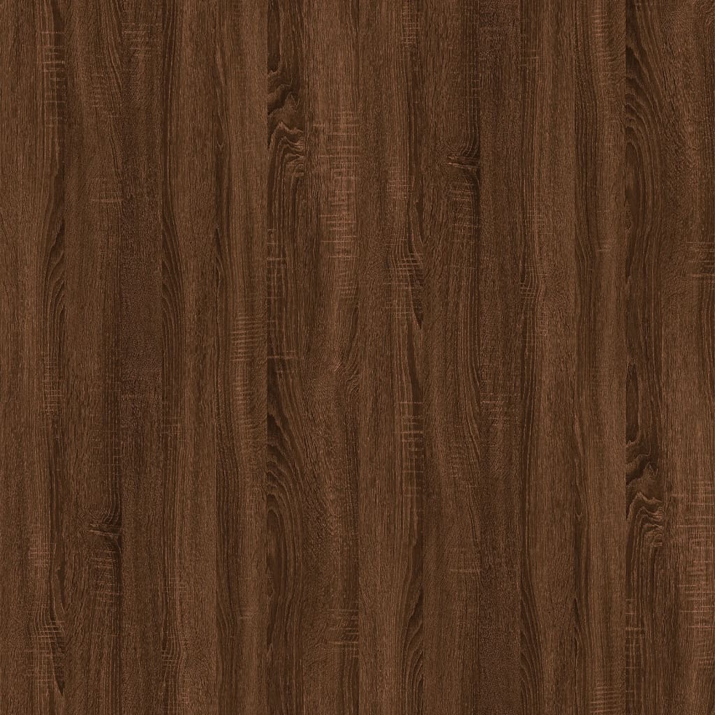 Bokhylle/romdeler 80x24x192 cm konstruert tre brun eik - brun eik, 1 - number 7.