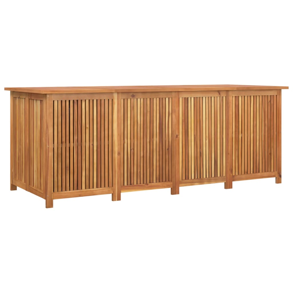 Opbevaringsboks til haven 200x80x75 cm massivt træ - number 2.