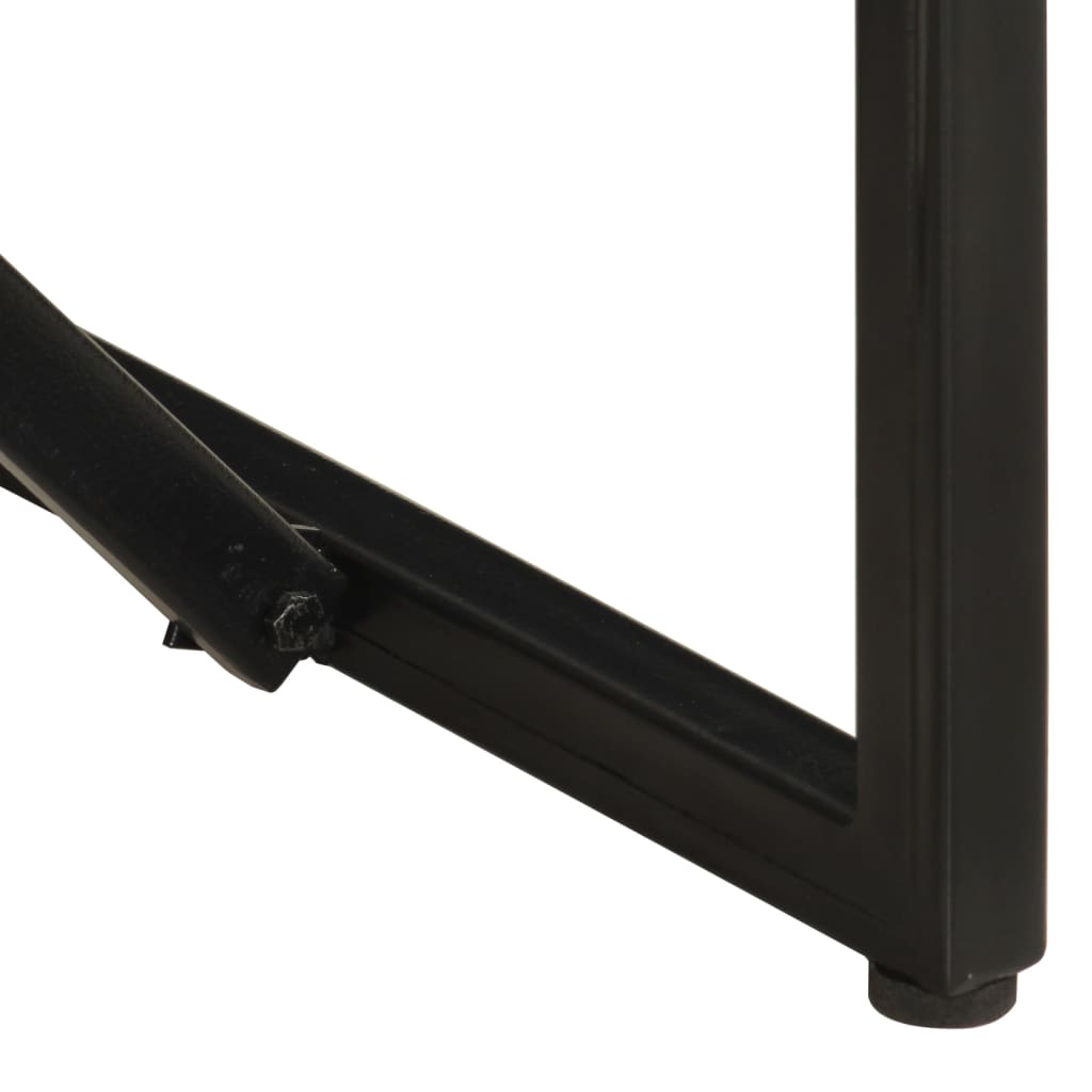 Ławka 160x35x46 cm lite drewno mango - number 6.