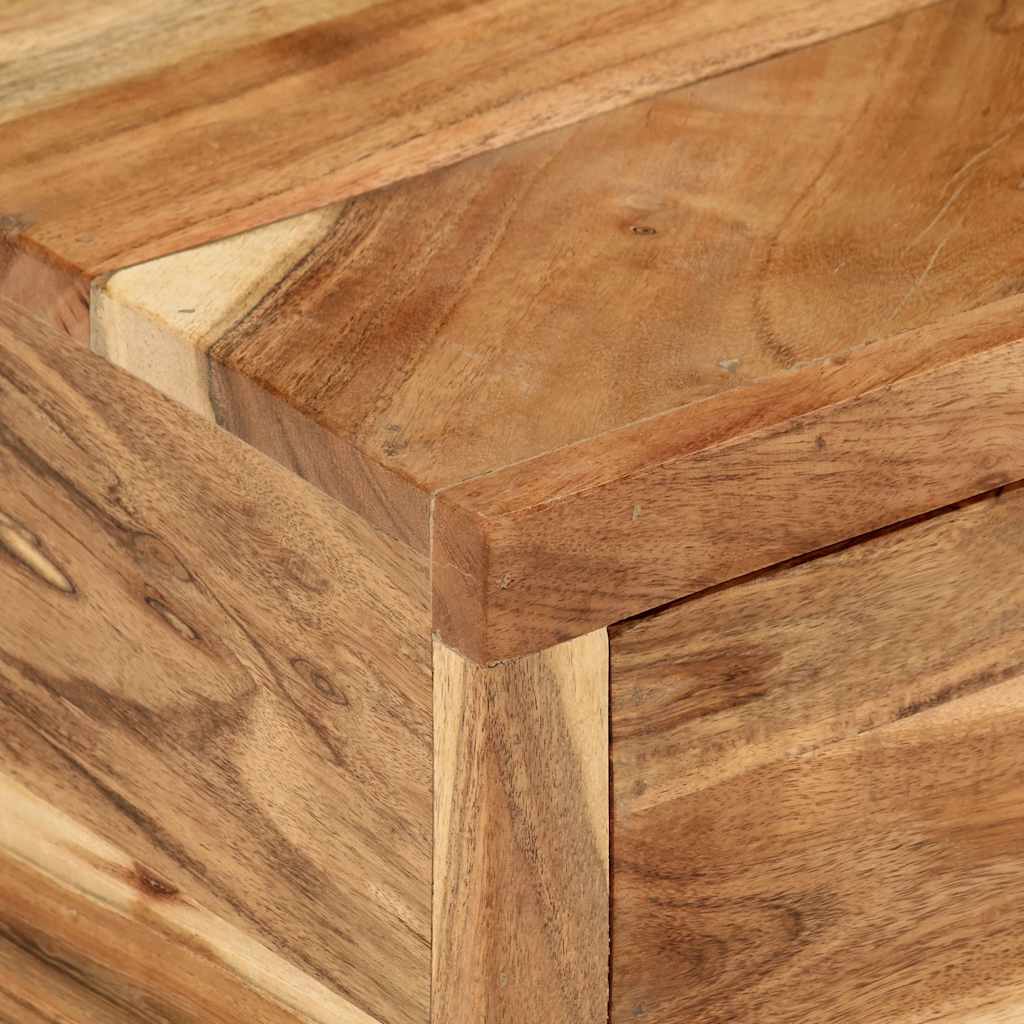 Stolik rtv z litego drewna akacjowego - number 7.