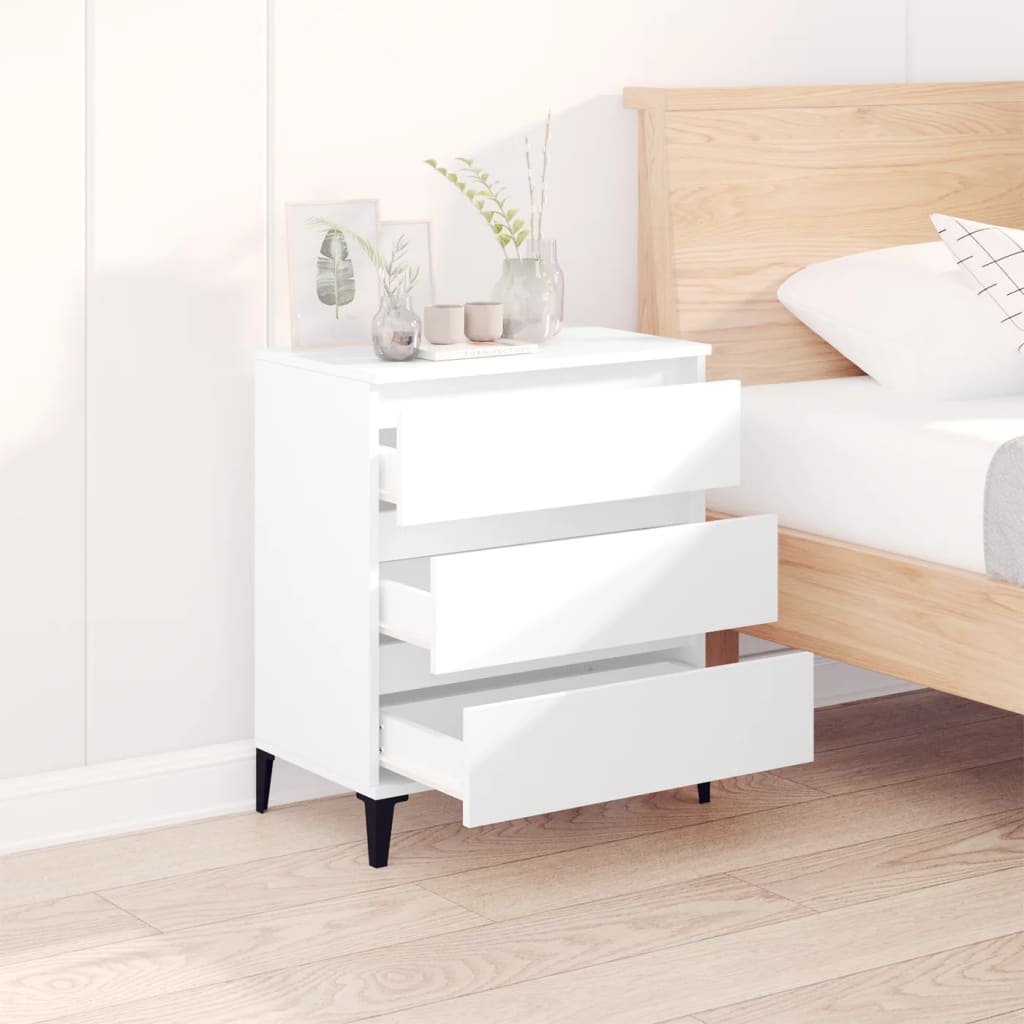 Skænk 60x35x70 cm konstrueret træ - hvid, 1 - number 3.