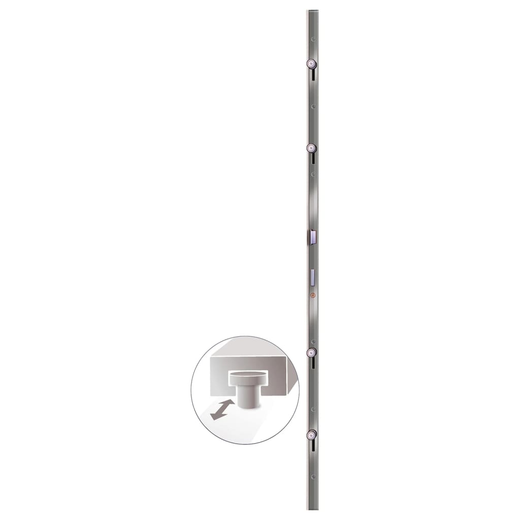 Hoveddør pvc - hvid, 98 x 208 cm, 1, venstre - number 7.