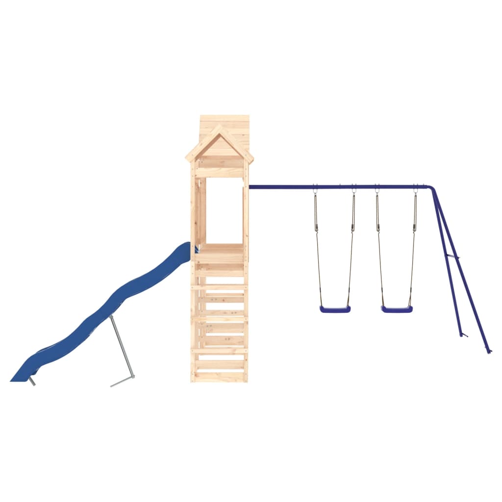 Portique de jeux extérieur en pin massif - number 7.