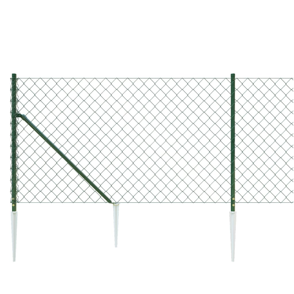 Clôture en fil avec lance moulue - vert, 1 x 25 m, 1 - number 4.