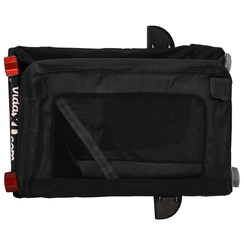 Remorque de vélo pour animaux de compagnie en tissu oxford et fer - jaune, 120 x 54,5 x 53 cm - number 10.