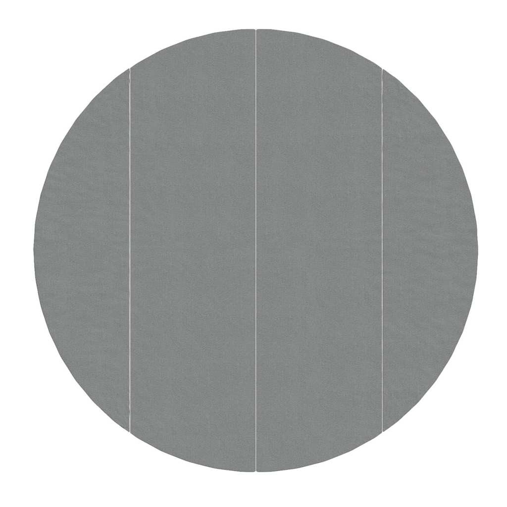 Fond de piscine ø458 cm polyester géotextile gris clair - number 3.