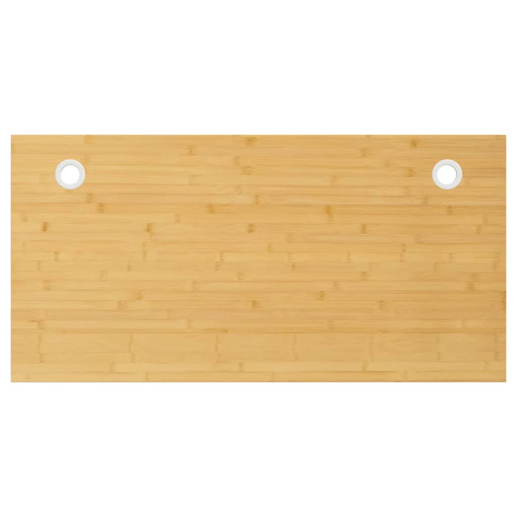 Bordplade til skrivebord bambus - 80 x 40 x 4 cm, lige - number 1.
