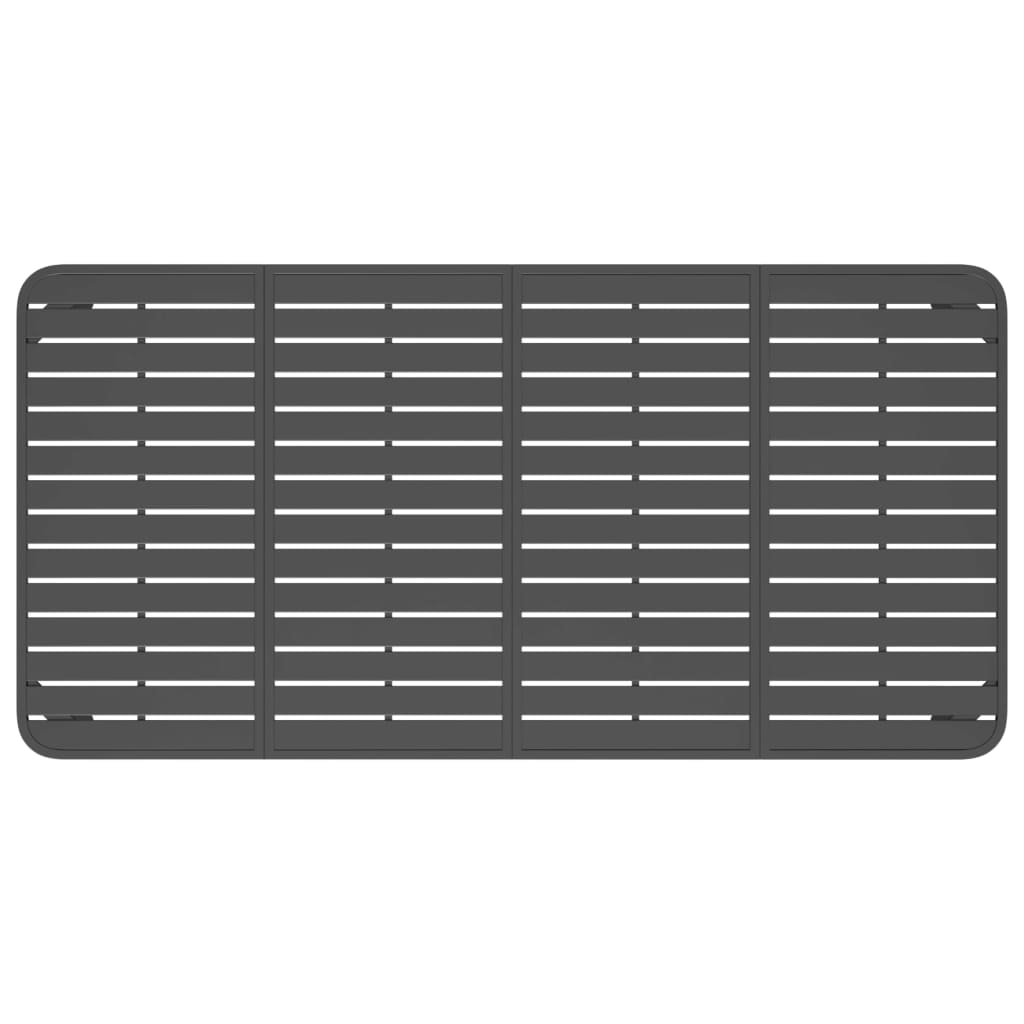 Havebord stål antracitgrå - 200 x 100 x 71 cm, 1 - number 5.