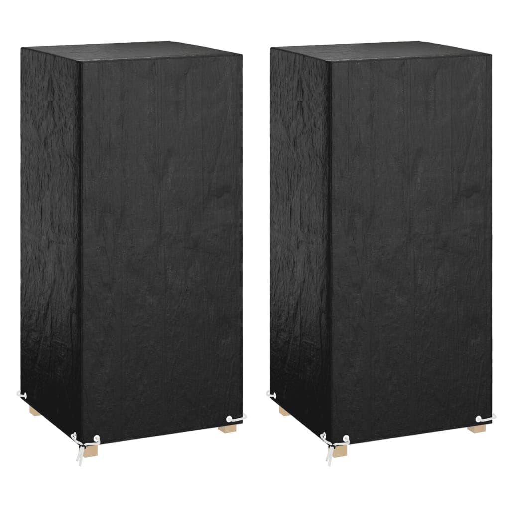 Pokrowiec na krzesło ogrodowe szt. 8 oczek polietylen - 75 x 70 x 140 cm, 2 szt. - number 1.