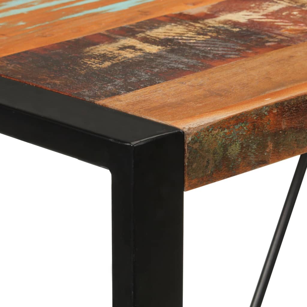 Barbord 110x55x110 cm massivt genbrugstræ - number 5.