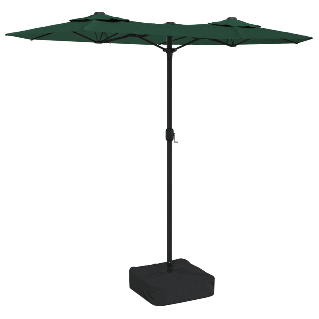 Parasol with double parasol cloth 316x240 cm - green, 1 - number 2.