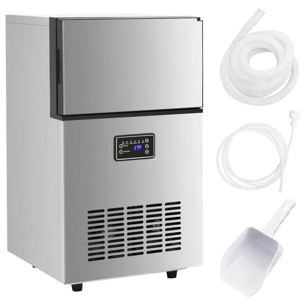 Ice cube machine 45 kg/24 hours silver colored - number 1.