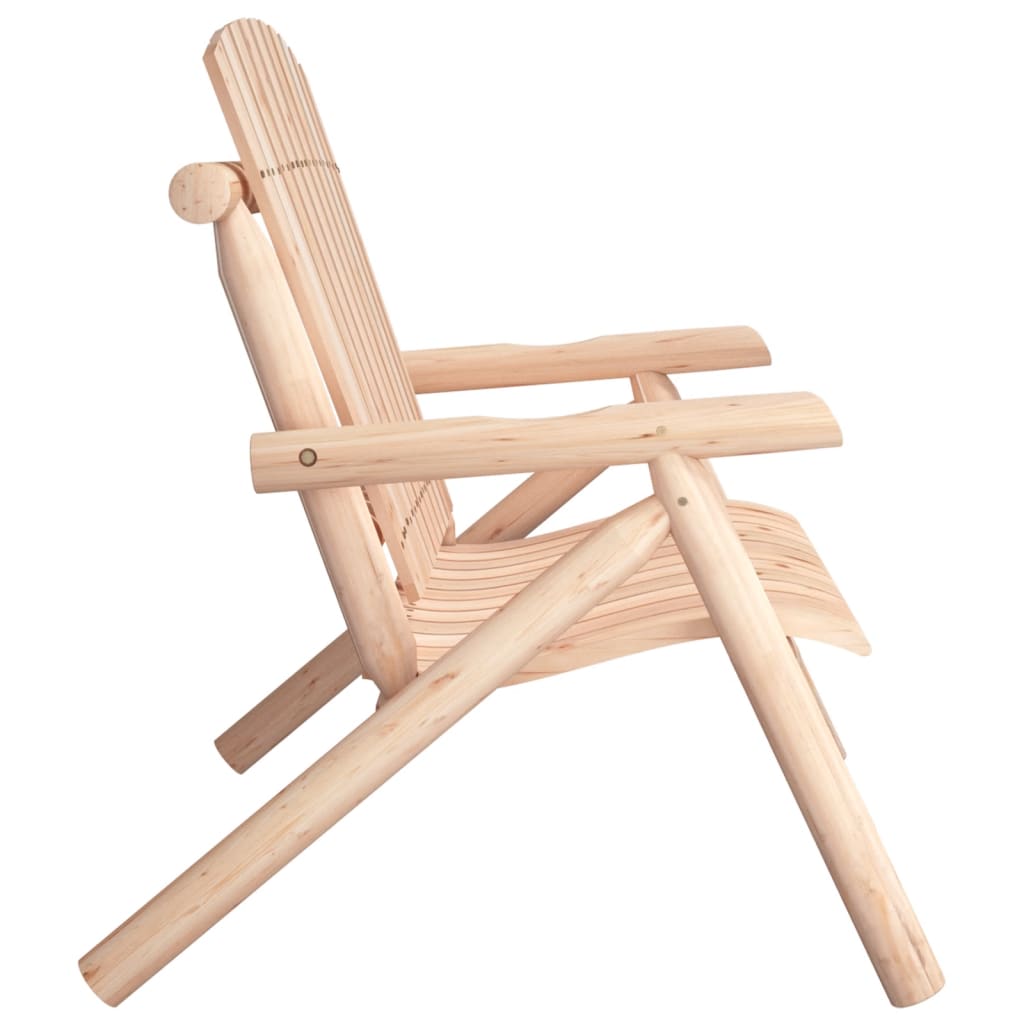2-personers havebænk 119x85x98 cm massivt grantræ - number 4.