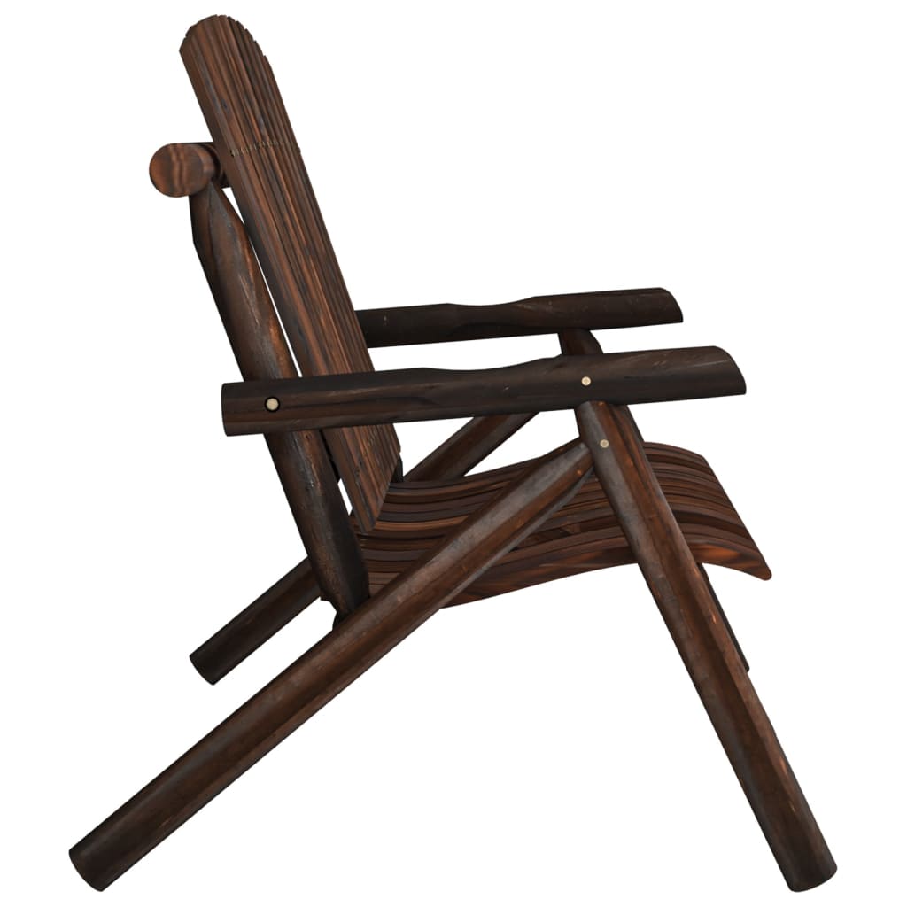 2-personers havebænk 119x85x98 cm massivt grantræ - number 4.