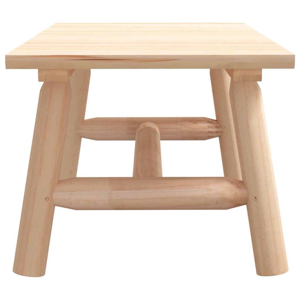 Sofabord 90x50x41 cm massivt grantræ - number 4.