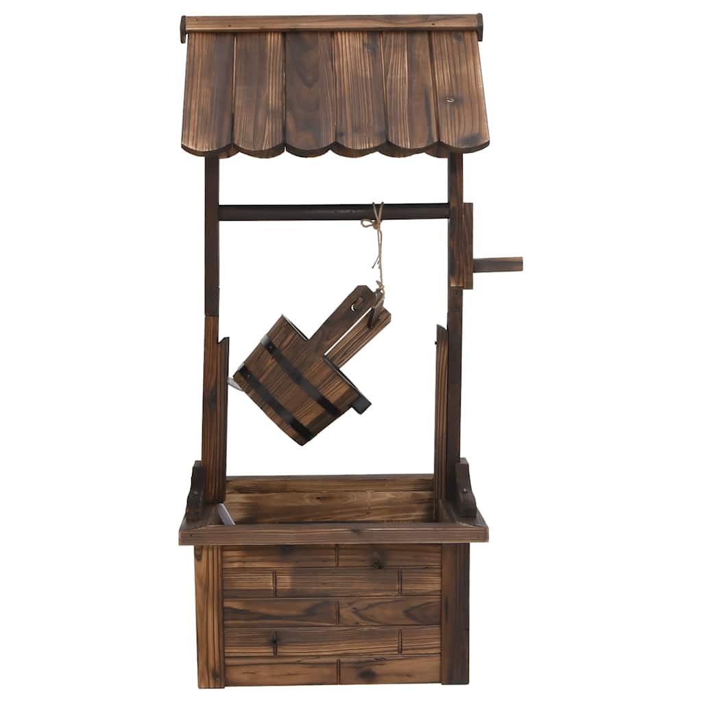 Puits à souhaits avec pompe 57x50x112 cm pin massif - number 4.