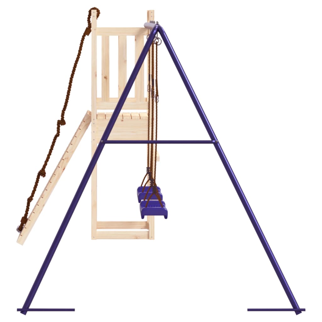 Portique de jeux extérieur en pin massif - number 5.