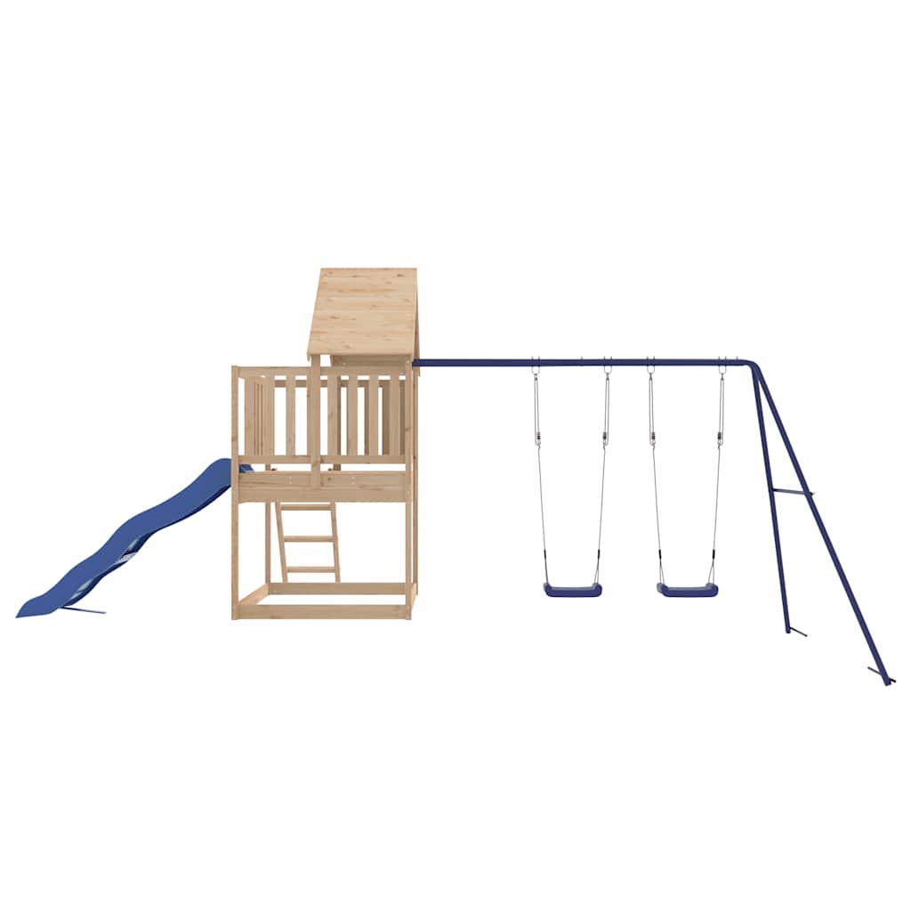 Portique de jeux extérieur en pin massif - number 6.