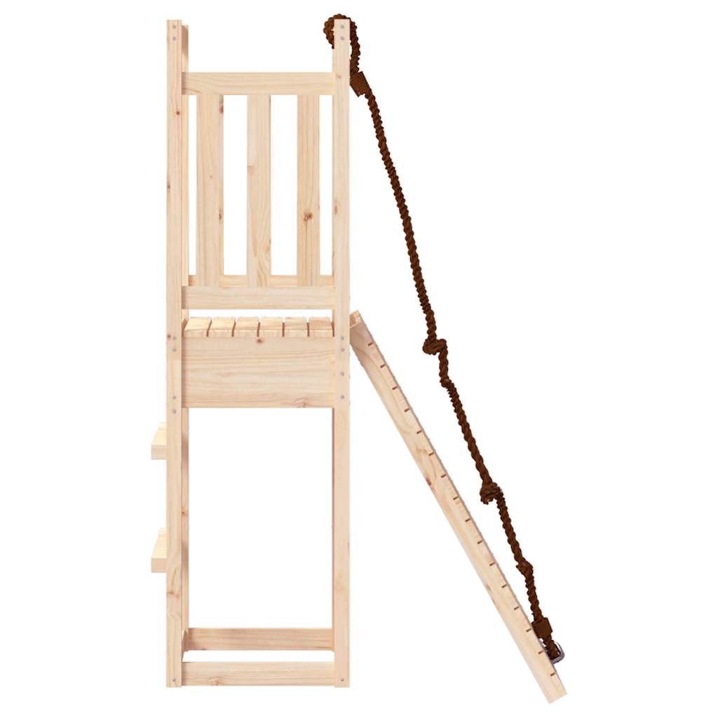 Maisonnette de jeux avec mur d'escalade en pin massif - number 6.